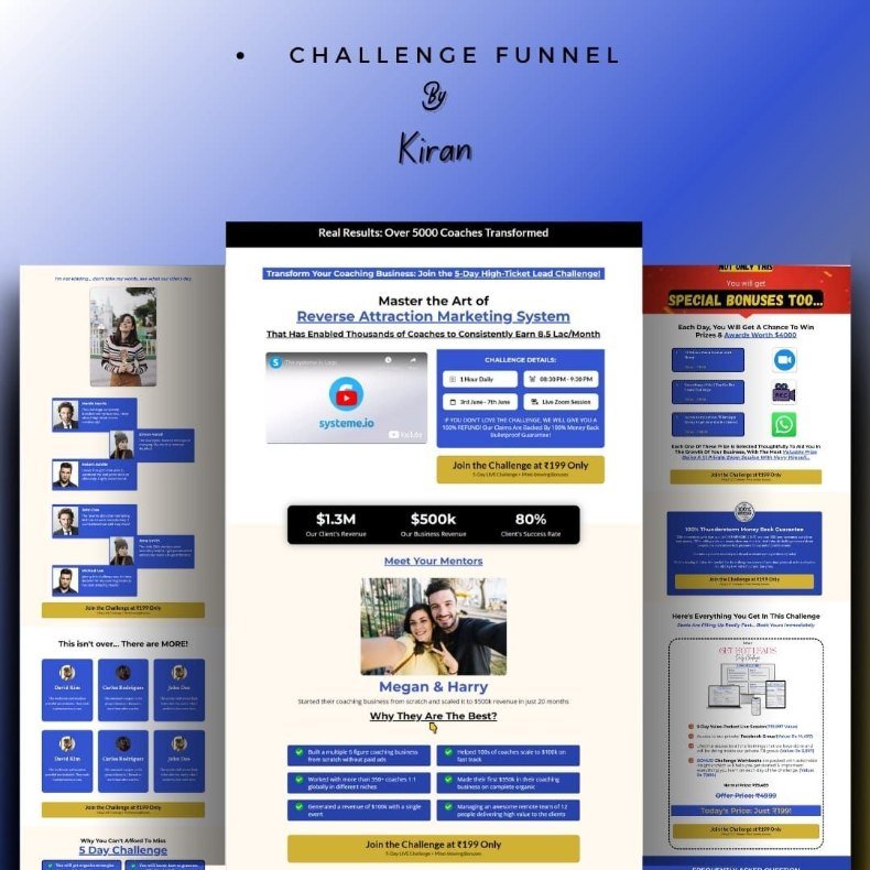 Challenge Funnel — funnel design by NexGen Funnels