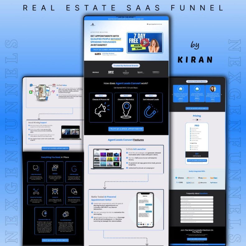 Real Estate SaaS — funnel design by NexGen Funnels
